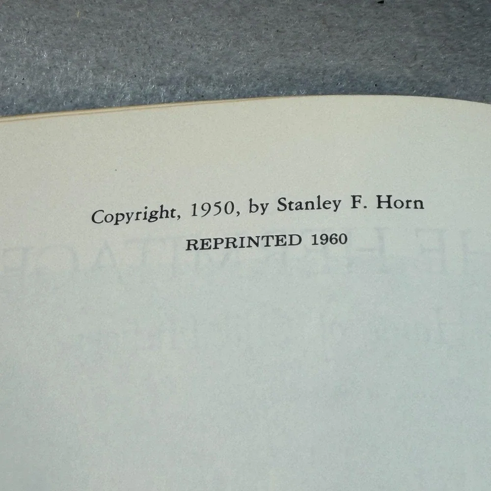 Vintage 1960 The Hermitage Home of Old Hickory Andrew Nashville Tennessee HC DJ